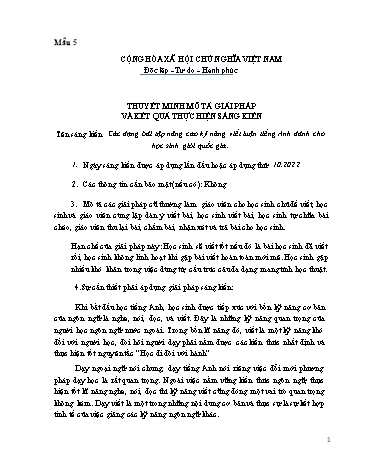 Các dạng bài tập nâng cao kỹ năng viết luận tiếng Anh dành cho học sinh giỏi quốc gia